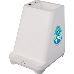 [SM-2955] Desk Mate Organizer with Bluetooth Speaker and Charging Hub