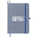 5'' x 7'' FSC® Recycled Cotton Bound Notebook