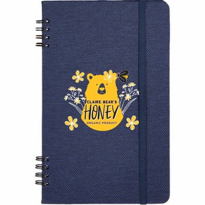 5'' x 7'' Vila Recycled Spiral Notebook
