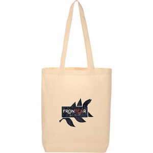 [SM-5233] Organic 5oz Cotton Wide Bottom Tote