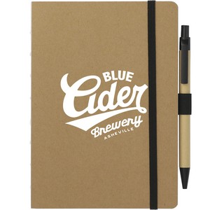 [SM-5274] 5'' x 7'' FSC® Recycled Notebook and Pen Set