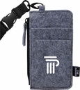 THE GOODS™ Recycled Felt Lanyard Wallet