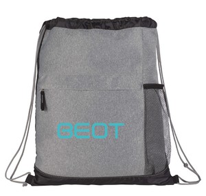 [SM-5833] Heather Melange Drawstring Bag