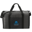 Grid Boxy Duffle Bag