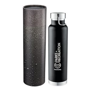 [1626-81] 22 Oz. Thor Copper Vac Bottle w/Cylindrical Box