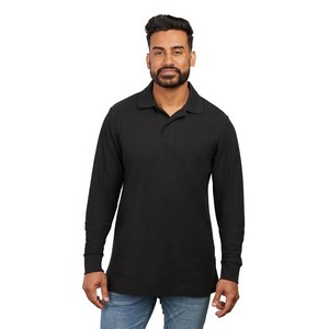 [16649] Men's PALO Long Sleeve 100% Cotton Pique Polo