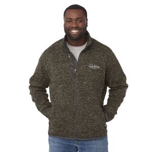 [18610] Men's TREMBLANT Sweater Knit Full Zip Jacket with Thumb Holes