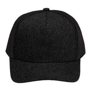 [TM32040] Recycled Cotton Canvas 5 Panel Mesh Back Ballcap