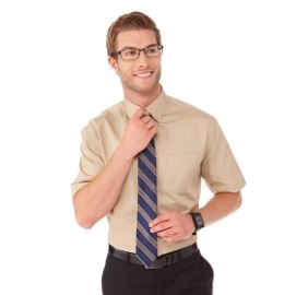 [17745T] Men's Tall Stirling Short Sleeve Button Up Shirt