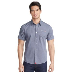 [35454] Men's UNTUCKit Petrus Wrinkle-Free Short Sleeve Button Up Shirt