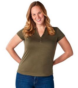 Women's AMOS Eco Short Sleeve Performance Polo