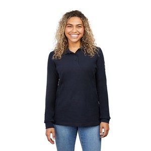 Women's PALO Long Sleeve 100% Cotton Pique Polo