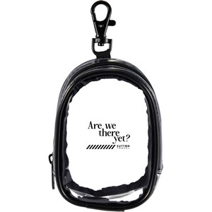 Round Clear Bag Charm