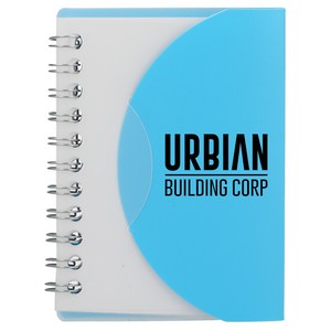 [SM-5282] 3.4'' x 4.5'' FSC® Recycled Post Spiral Notebook