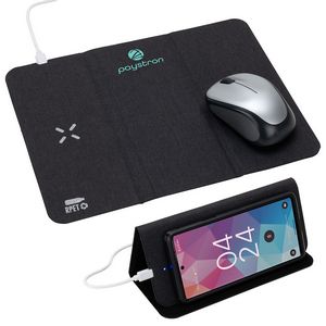 [EAC-AC24] Acadia RPET Mouse Pad with 15W Wireless Charger