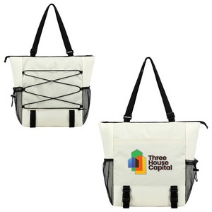 [WBA-HA25] Halsted 600D Ripstop and Washed Nylon Zippered Tote Bag