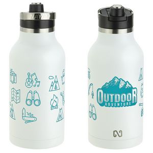 [DNB-TX22] NAYAD® Traveler 64 oz Stainless Double-wall Bottle with Twist-Top Spout