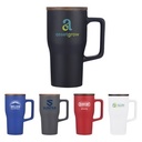 Element 18 oz Ceramic Mug w/ Wood Lid