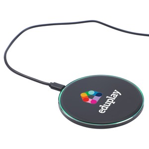 [EAC-LU25] 15W Light-up Aluminum Wireless Charger