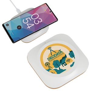 [EAC-TR23] Trident 15W Wireless Charger Made With FSC® Cork & Recycled Plastic