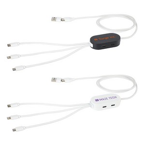 [EAC-TR26] Triumph 3-in-1 Charging Cable with 4-Port USB Hub and Recycled Casing