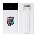 Pemberley 65W 20000mAh Power Bank for Laptops with Built-In Cables