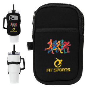[WBA-CC24] Cup Caddy Zippered Pouch for Large Mugs