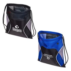 [WBA-JG15] Jumbo Globetrotter Mesh Fabric Drawstring Bag