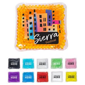 [WHF-SQ24] Full-Color Square Aqua Pearls™ Hot/Cold Pack