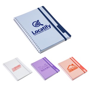 [WOF-AC26] Arcadia Soft Spiral Notebook with Front Pocket