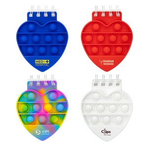 [WOF-PH26] Heart Spiral Notebook Push Pop