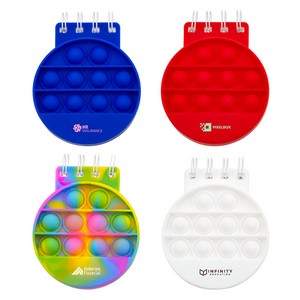 [WOF-PR26] Round Spiral Notebook Push Pop
