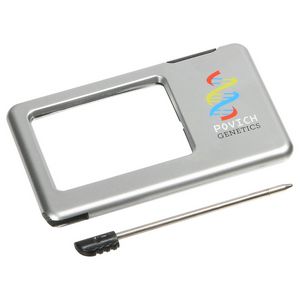 [WPC-LM10] Silver Thin Light-Up Magnifier