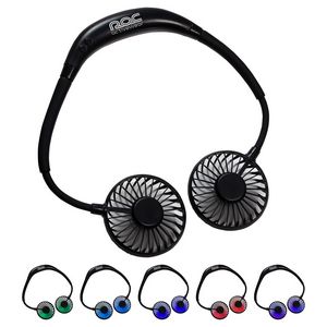 [WTV-DB21] Dual Breeze Hands-Free Neck Fan with Mood Light