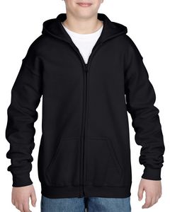 [18600B] Gildan® Youth Heavy Blend™ Full-Zip Hooded Sweatshirt