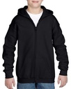 Gildan® Youth Heavy Blend™ Full-Zip Hooded Sweatshirt