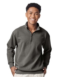 [1580] Comfort Colors® Unisex Garment-Dyed Quarter-Zip Sweatshirt