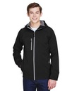 North End® Men's Prospect Two-Layer Fleece Bonded Soft Shell Hooded Jacket