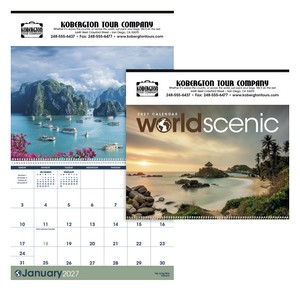 [2300] Triumph® Calendars World Scenic Calendar