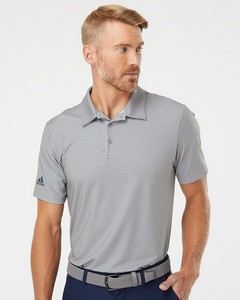 Adidas® Diamond Dot Print Polo
