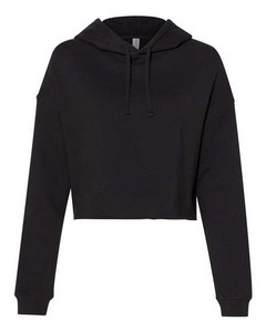 Independent Trading Co.® Women's Lightweight Crop Hooded Sweatshirt