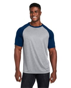 [TT62] Team 365 Unisex Zone Colorblock Raglan T-Shirt