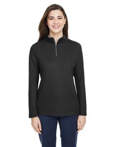 Core 365™ Women's Fusion ChromaSoft™ Pique Quarter-Zip Pullover
