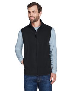 [CE701] Core 365™ Men's Cruise Two-Layer Fleece Bonded Soft Shell Vest
