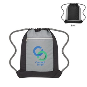 [3483] Flip Side Drawstring Sports Bag