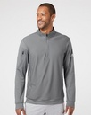 Adidas® Performance Textured Quarter-Zip Pullover
