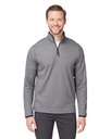 Core 365™ Men's Venture Heathered Stripe Quarter-Zip Pullover