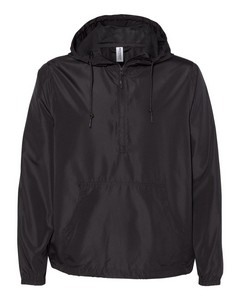 Independent Trading Co.® Unisex Lightweight Quarter-Zip Windbreaker Pullover Jacket