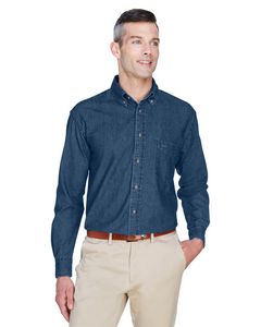 [M550] Harriton® Men's Denim Shirt