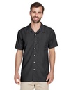 Harriton® Men's Barbados Textured Camp Shirt